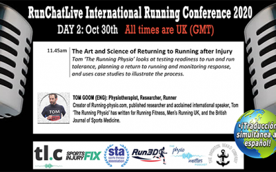 RunChatLive Running Conference this Thursday & Friday! Speaker 8 of 10 – Tom Goom Running Physio!