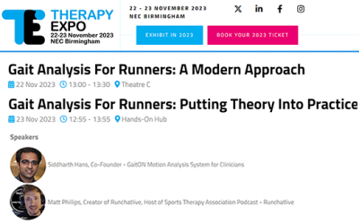 Runchatlive Gait Analysis Presentations at Therapy Expo 2023
